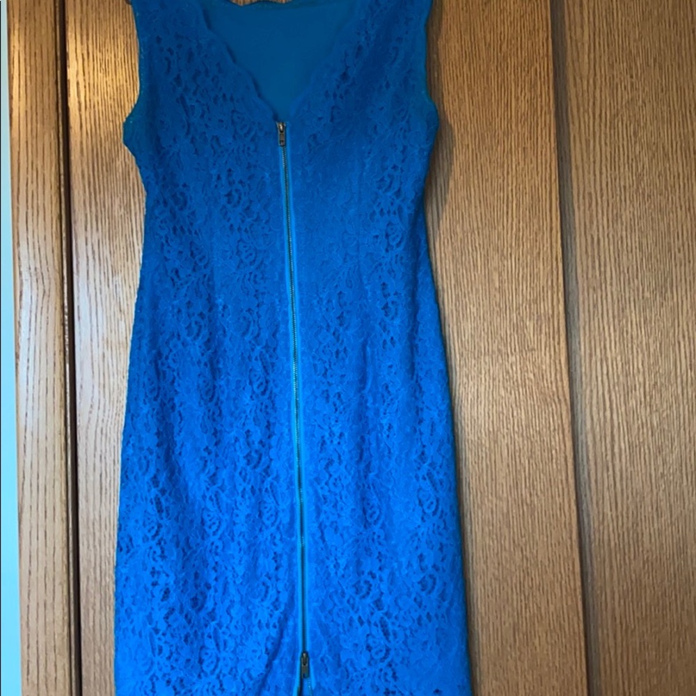 Gorgeous blue Adrianna Papell dress!